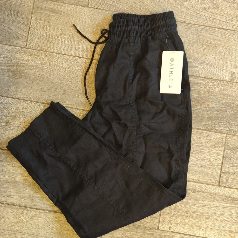 Athleta Charcoal Cropped Pants